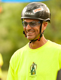 Mark Chisholm, champion tree climber and Rutgers instructor