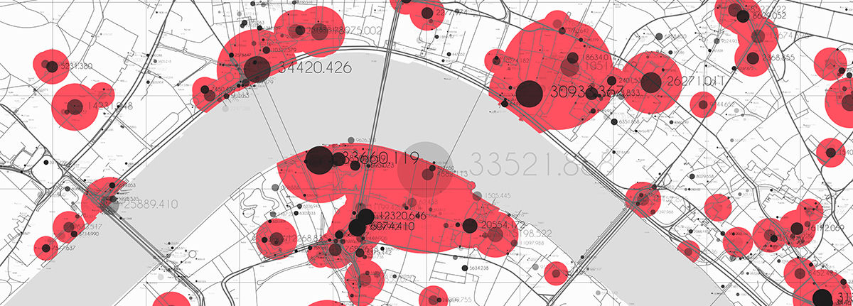 Big data visualization with GIS map