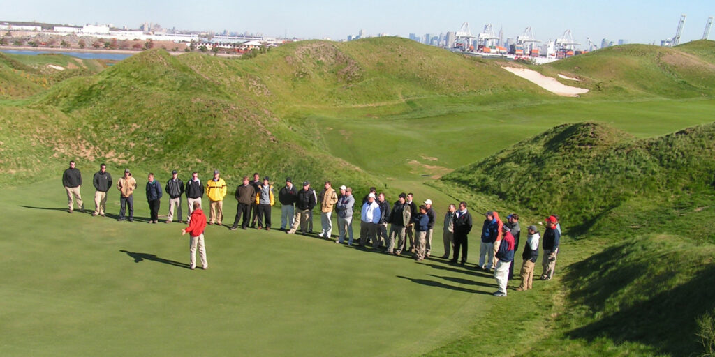 Rutgers Golf Turf Management Students on Field Trip to Bayonne Golf Club