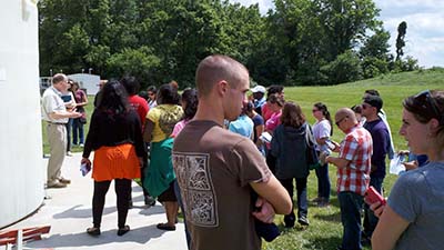 K.C. Murray on Environment and Public Health Program Wastewater Treatment Plant Field Trip