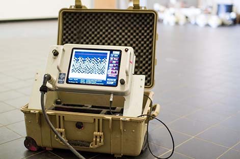 Equipment used at the ERRTC radon mitigation training facility