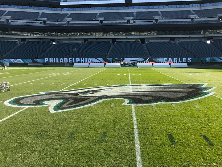 Philadelphia Eagle Painted on Lincoln Financial Field
