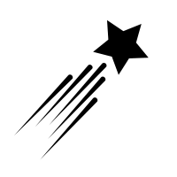 shooting star icon