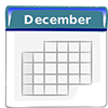 Icon of December calendar page