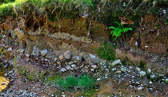 Glacial till and boulder clay