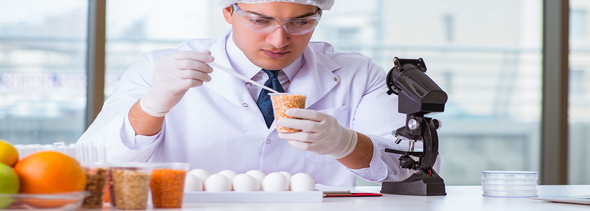 Food Scientist Testing Food Products in a Lab